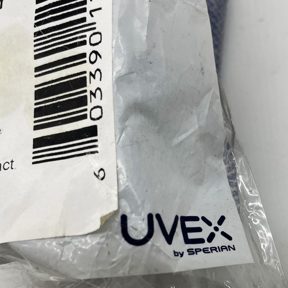 Uvex Mercury Safety Glasses High Impact Black Frames Gray Lenses Z94.387+ New - Picture 4 of 5